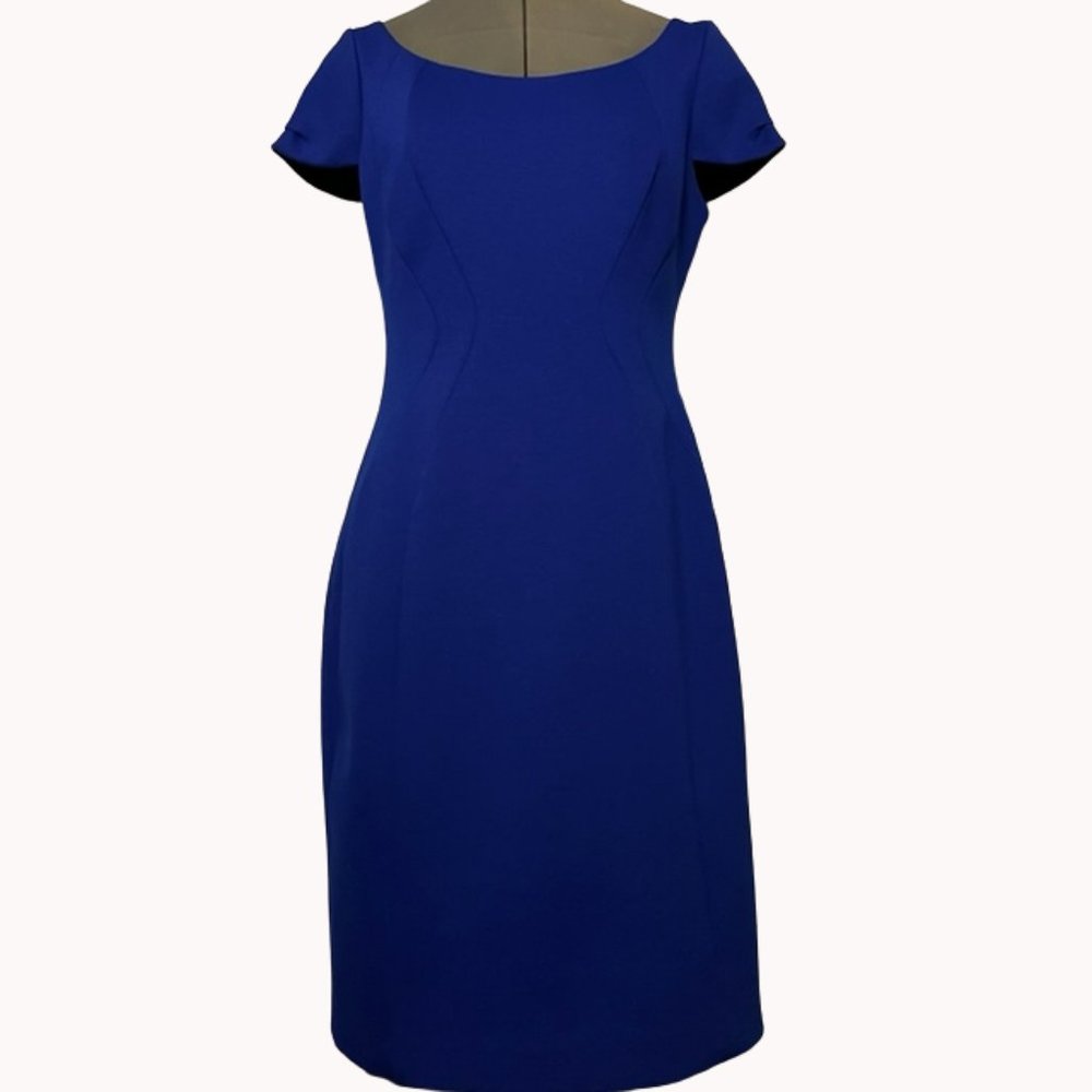 TAHARI Ultraviolet (Cobalt Blue) Talisa Dress NWT
